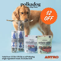 Image of Polkadog | $2.00 OFF Single Ingredient Treats Promotion in Greenport