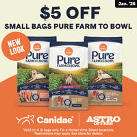 Image of Canidae | $5.00 OFF Pure Farm to Bowl Small Bags of Dry Dog Food  Promotion in Albert Lea