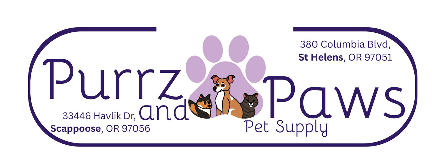 Purrz and Paws Pet Supply Logo