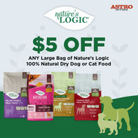 Image of Nature's Logic | $5.00 OFF Large Bags of Dog or Cat Kibble Promotion in Beverly Hills