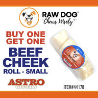 Image of Raw Dog | Buy 1, Get 1 FREE on Small Beef Cheek Rolls Promotion in Murfreesboro