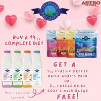Image of Shepherd Boy Farms | FREE Select Freeze Dried Goat Milk with 14oz Complete Diet Purchase Promotion in Irwin