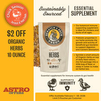 Image of Scratch and Peck Feeds | $2.00 OFF Organic Herbs Promotion in Pagosa Springs