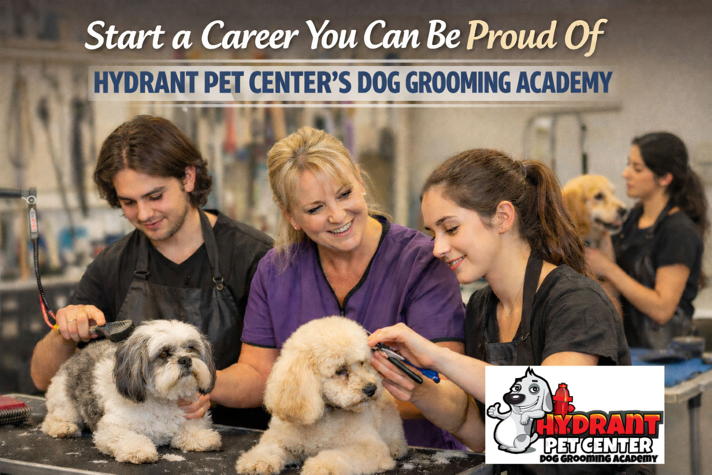 Start a Career You Can Be Proud Of: Hydrant Pet Center’s Dog Grooming Academy
