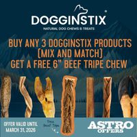 Image of DogginStix | FREE 6in Beef Tripe with Qualifying Purchase Promotion in Federal Way