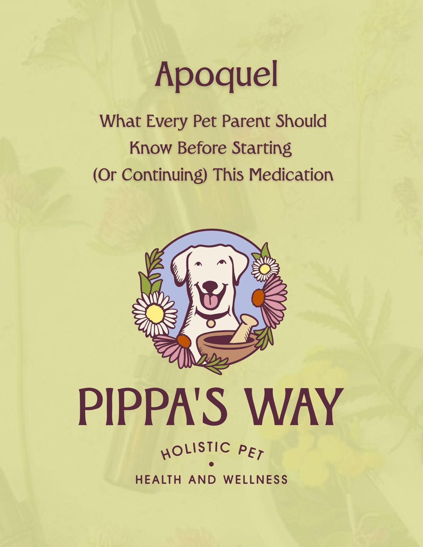 Before You Start Apoquel - What Your Vet Might Not Tell You - Part 1 of 4