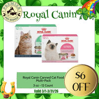 Image of March Sale - Royal Canin Wet Cat Food 3 oz Multi Pack 12 CT $6 OFF Promotion in Beverly Hills
