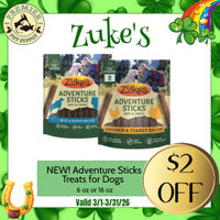 Image of March Sale - New! Zuke's Adventure Sticks for Dogs $2 OFF Promotion in Milford