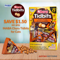 Image of Inaba Pet Foods | $1.50 OFF Churu Tidbits Promotion in Beverly Hills