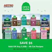 Image of Open Farm | $5.00 OFF Select Dry Cat Food Recipes Promotion in Trappe