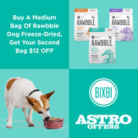 Image of BIXBI | Buy a Medium Bag of Freeze-Dried Dog Food, Get $12.00 OFF the Second! Promotion in Andover