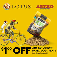 Image of LOTUS | $1.00 OFF Soft-Baked Dog Treats Promotion in Stuart