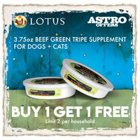 Image of LOTUS | Buy 1, Get 1 FREE on 3.75oz Beef Green Tripe Supplement Promotion in Grand Junction