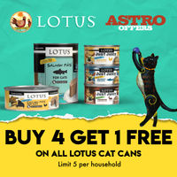 Image of LOTUS | Buy 4, Get 1 FREE on Cat Cans Promotion in Grand Junction