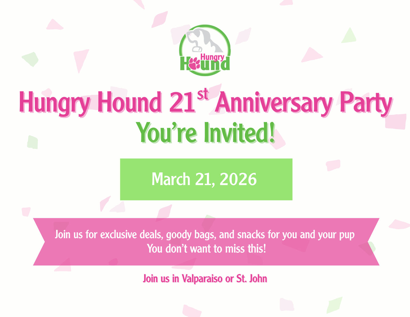 Image of Local Pet Event Hungry Hound 21st Anniversary Celebration Nearby
