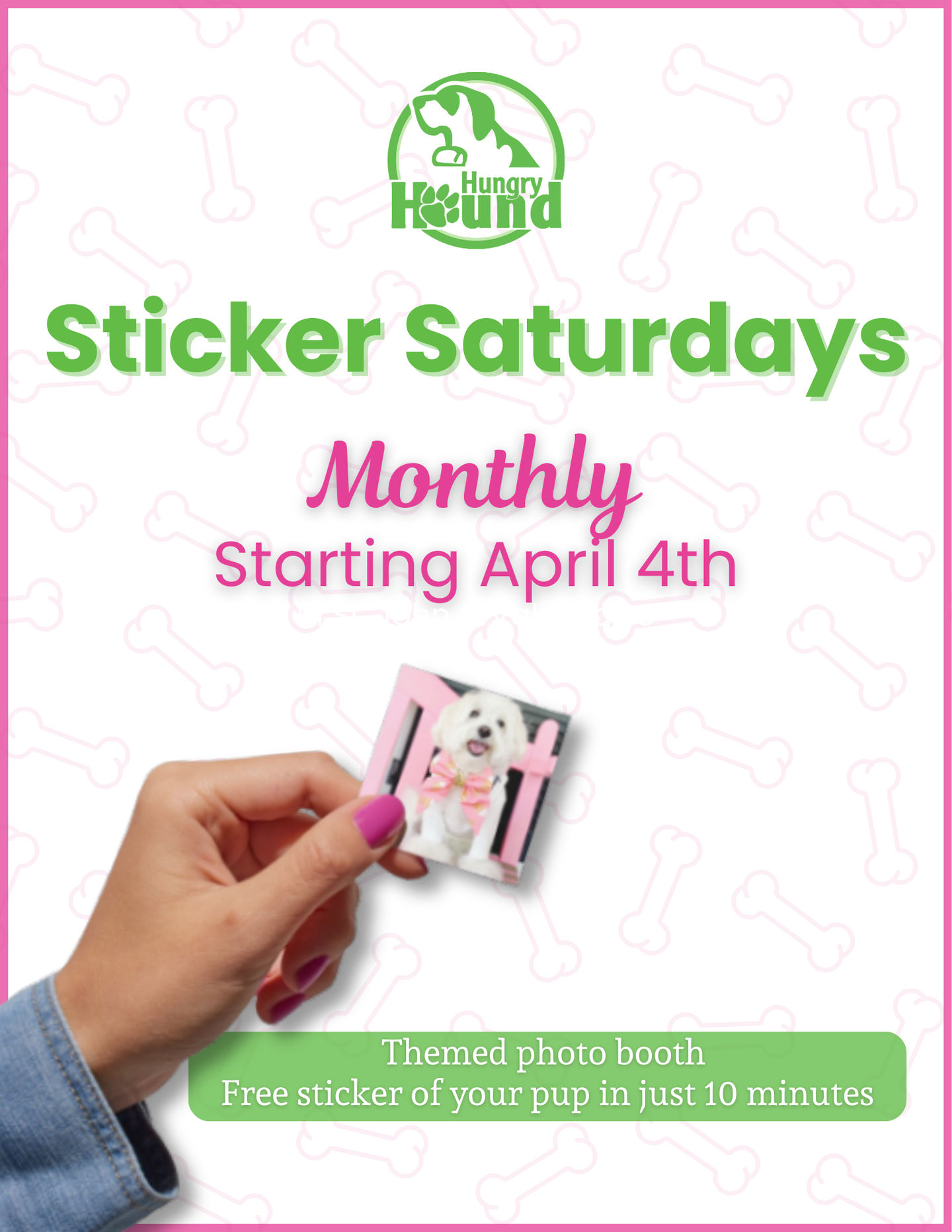 Image of Local Pet Event Sticker Saturday at Hungry Hound Nearby