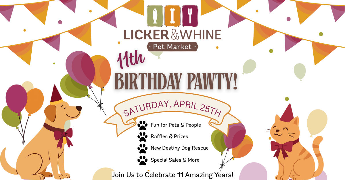 Image of Local Pet Event Licker & Whine Pet Markets 11th Birthday Pawty Nearby