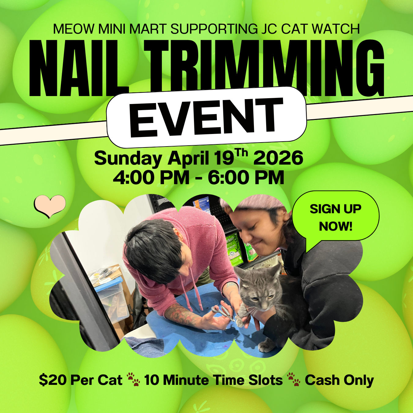 Image of Local Pet Event Nail Trimming Fundraiser Nearby