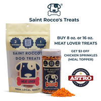 Image of Saint Rocco's Treats | $3.00 OFF Chicken Sprinkles with Meat Lover Treats Purchase Promotion in Dunedin