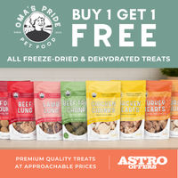 Image of Oma's Pride | Buy 1, Get 1 FREE on Freeze-Dried & Dehydrated Treats! Promotion in Fargo