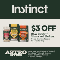 Image of Instinct | $3.00 OFF 5.5-6oz Raw Boost Mixers & Shakers for Dogs Promotion in Trappe
