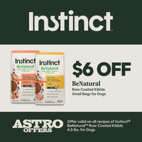 Image of Instinct | $6.00 OFF 4.5lb Be Natural Dog Kibble Promotion in Lincoln