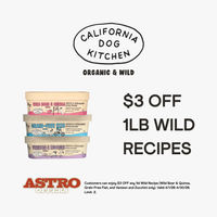 Image of California Dog Kitchen | $3.00 OFF 1lb Wild Recipes Promotion in Grand Junction