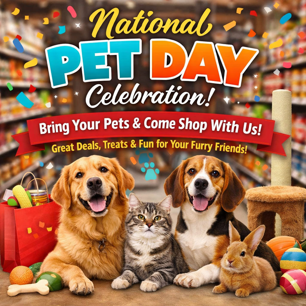 Image of Local Pet Event National Pet Day Celebration: Shop, Treat & Spoil Your Pet Nearby