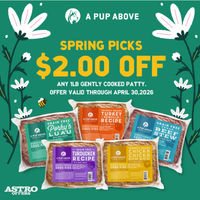 Image of A Pup Above | $2.00 OFF Gently Cooked 1lb Patties Promotion in Andover