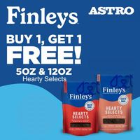 Image of Finley's | Buy 1, Get 1 FREE on Hearty Selects Promotion in Andover
