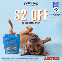 Image of Polkadog | Earth Week - PSC | $2.00 OFF Sustainable Treats Promotion in Beverly Hills