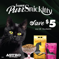 Image of Fromm | $5.00 OFF 4lb & 10lb PurrSnickitty Dry Food Promotion in Spindale Rutherfordton