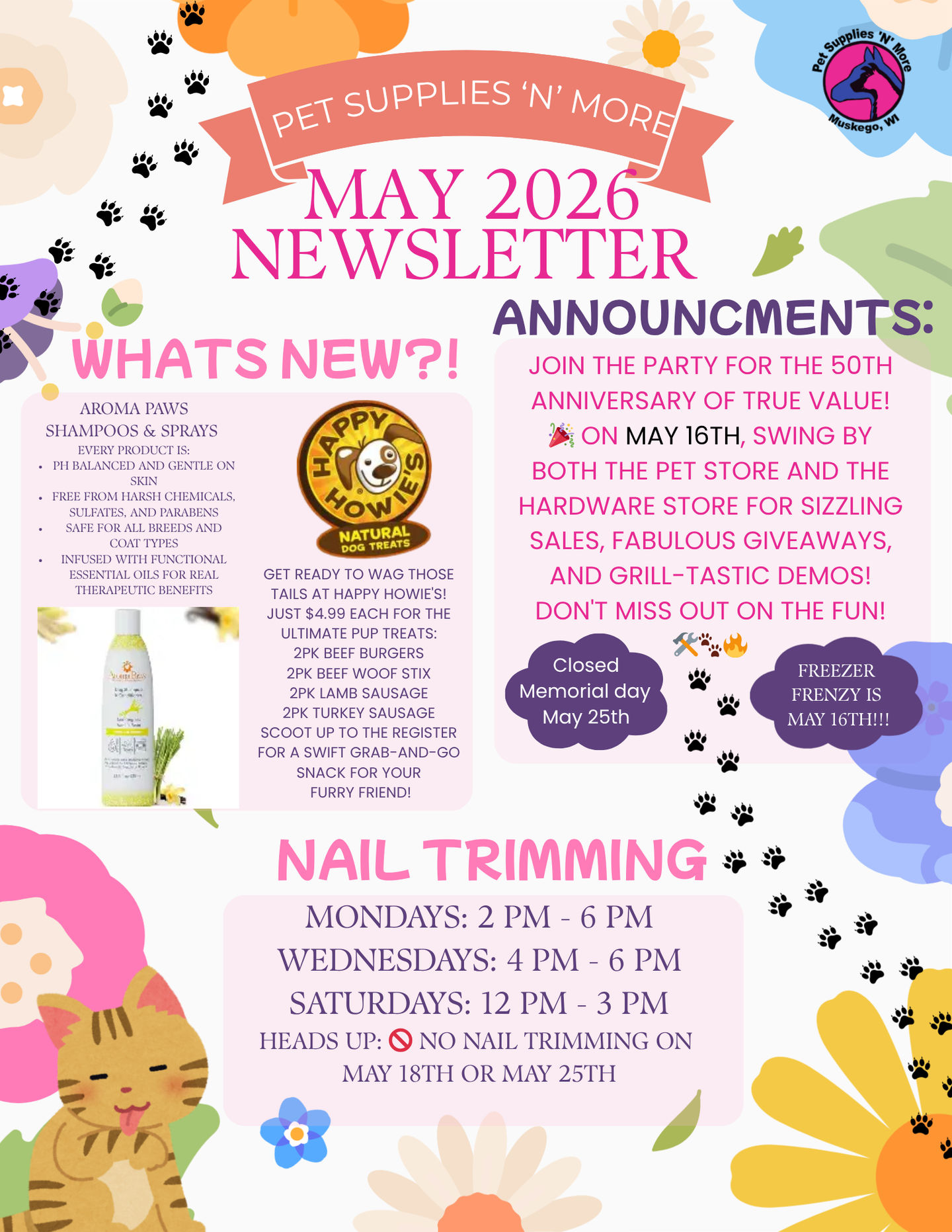 Image of Local Pet Event May Newsletter Nearby