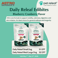 Image of Pet Releaf | Save On Blueberry Cranberry Daily Releaf Edibites Promotion in Normandy Park