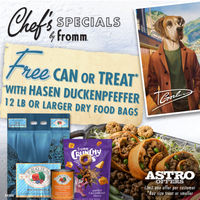 Image of Fromm | FREE Can OR Select Treat with Qualifying Four-Star Hasen Duckenpfeffer Purchase Promotion in Trappe