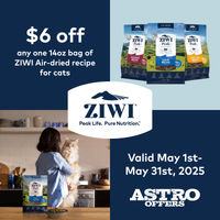 Image of ZIWI | $6.00 OFF 14oz Air-Dried Cat Recipes Promotion in Stuart