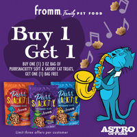Image of Fromm | Buy 1, Get 1 FREE on PurrSnackitty Treats! Promotion in San Antonio