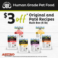 Image of Raised Right | $3.00 OFF 6lb Bulk Box Frozen Diets Promotion in Sarasota