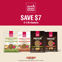 Image of The Honest Kitchen | $7.00 OFF 4lb to 5lb Clusters Promotion in Califon