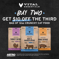 Image of Vital Essentials | $10.00 OFF Qualifying 12oz Crunchy Nibs Cat Food Purchase Promotion in Battle Ground