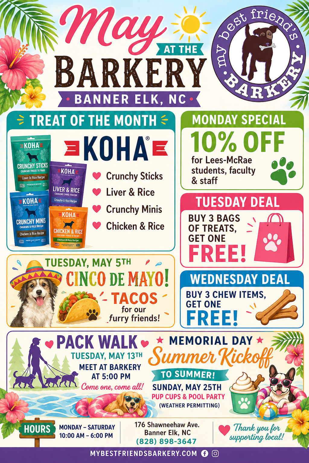 May at the Barkery Banner Elk NC