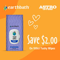 Image of earthbath | $2.00 OFF Tushy Wipes Promotion in Califon