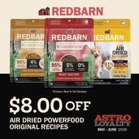 Image of Redbarn | $8.00 OFF 2lb Air Dried PowerFood Original Recipes Promotion in Riverview