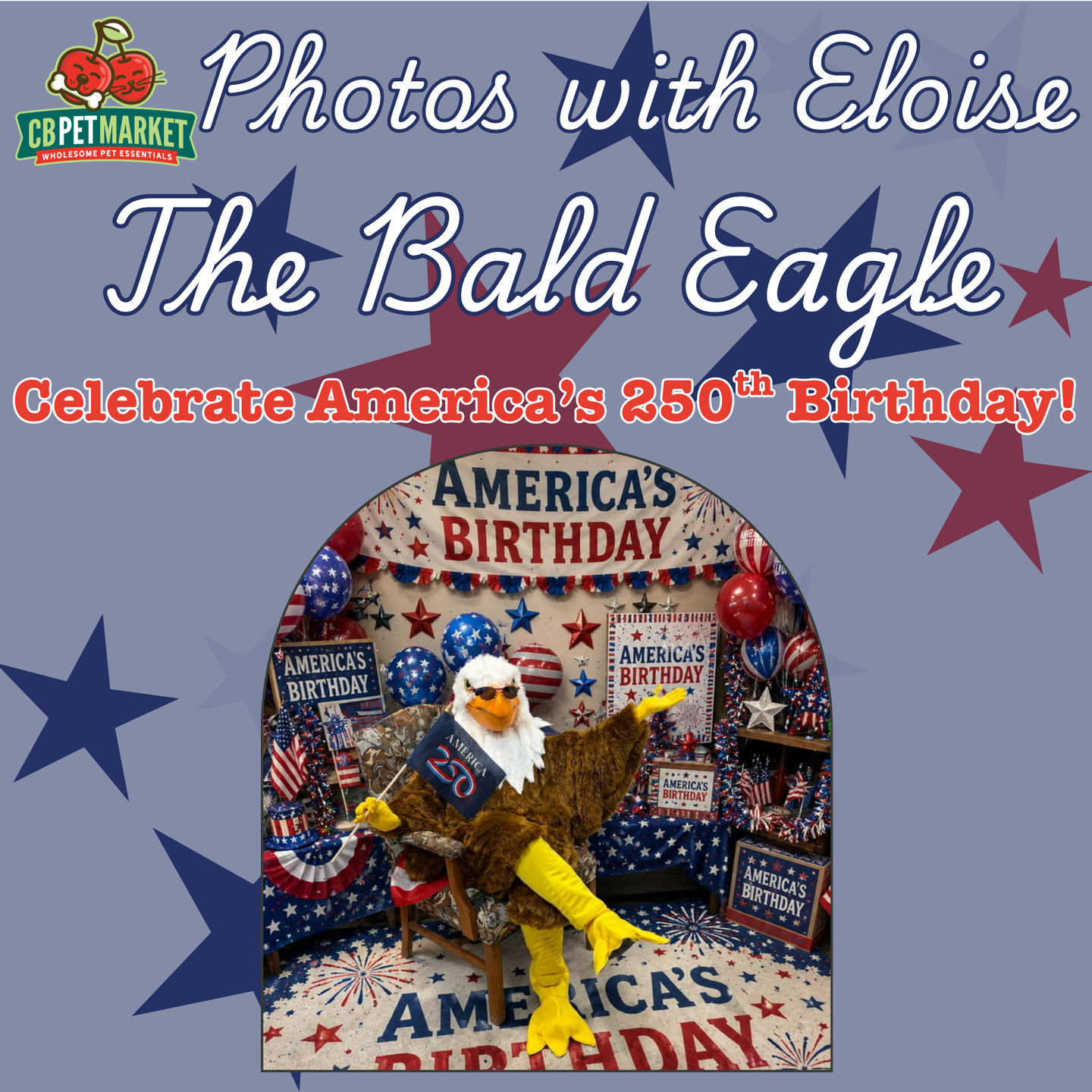 Image of Local Pet Event Photos with Eloise the Bald Eagle! Nearby