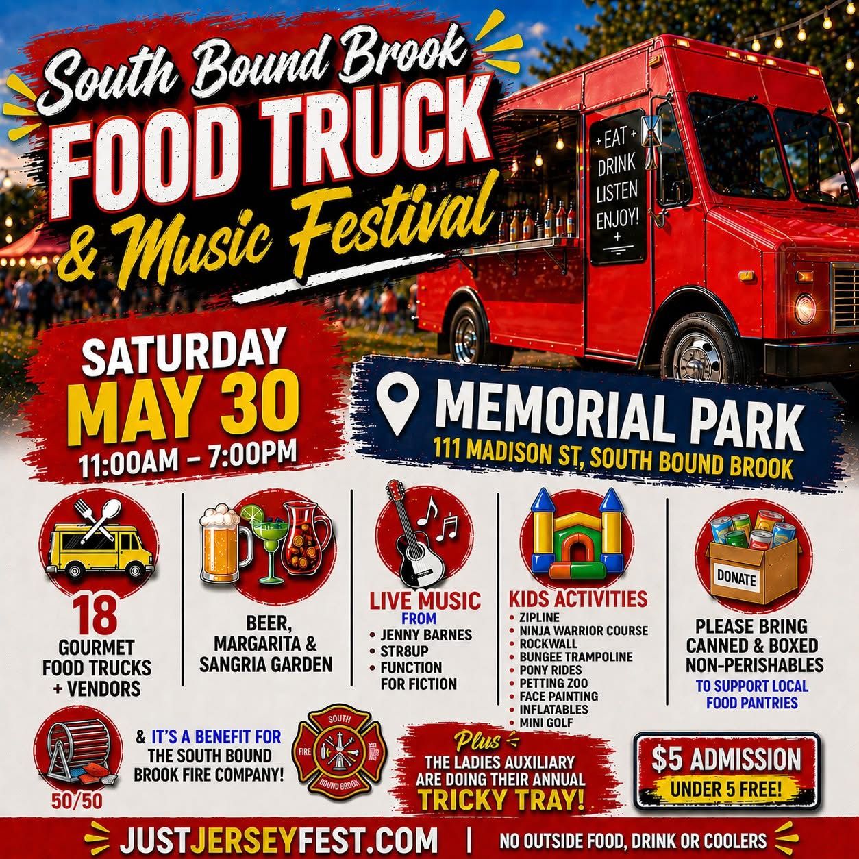 Image of Local Pet Event WAGGIN' EVENT: SouthBound Brook Food Truck  Music Festival Nearby