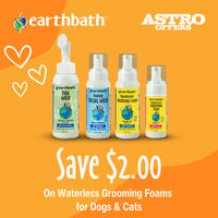 Image of earthbath | $2.00 OFF Waterless Grooming Foams Promotion in Greenport
