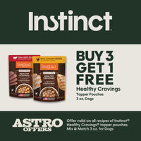 Image of Instinct | Buy 3, Get 1 FREE on 3oz Pouches for Dogs Promotion in Detroit
