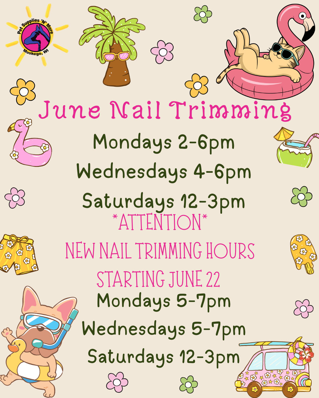 Image of Local Pet Event June Nail Trimming Nearby