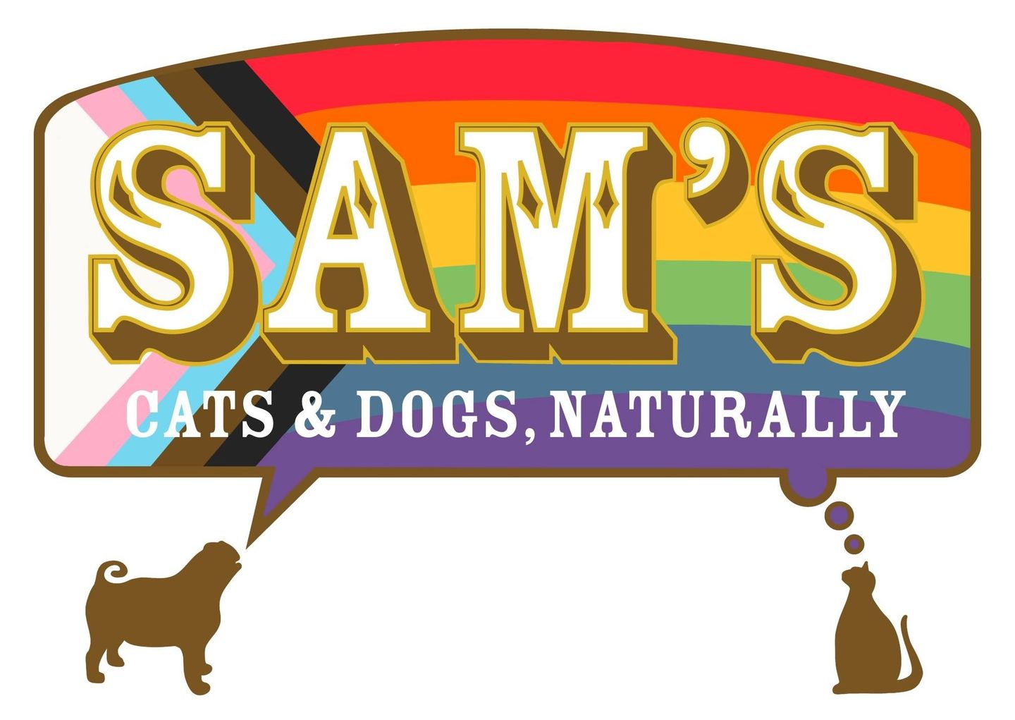 Sam's Cats & Dogs Naturally Logo