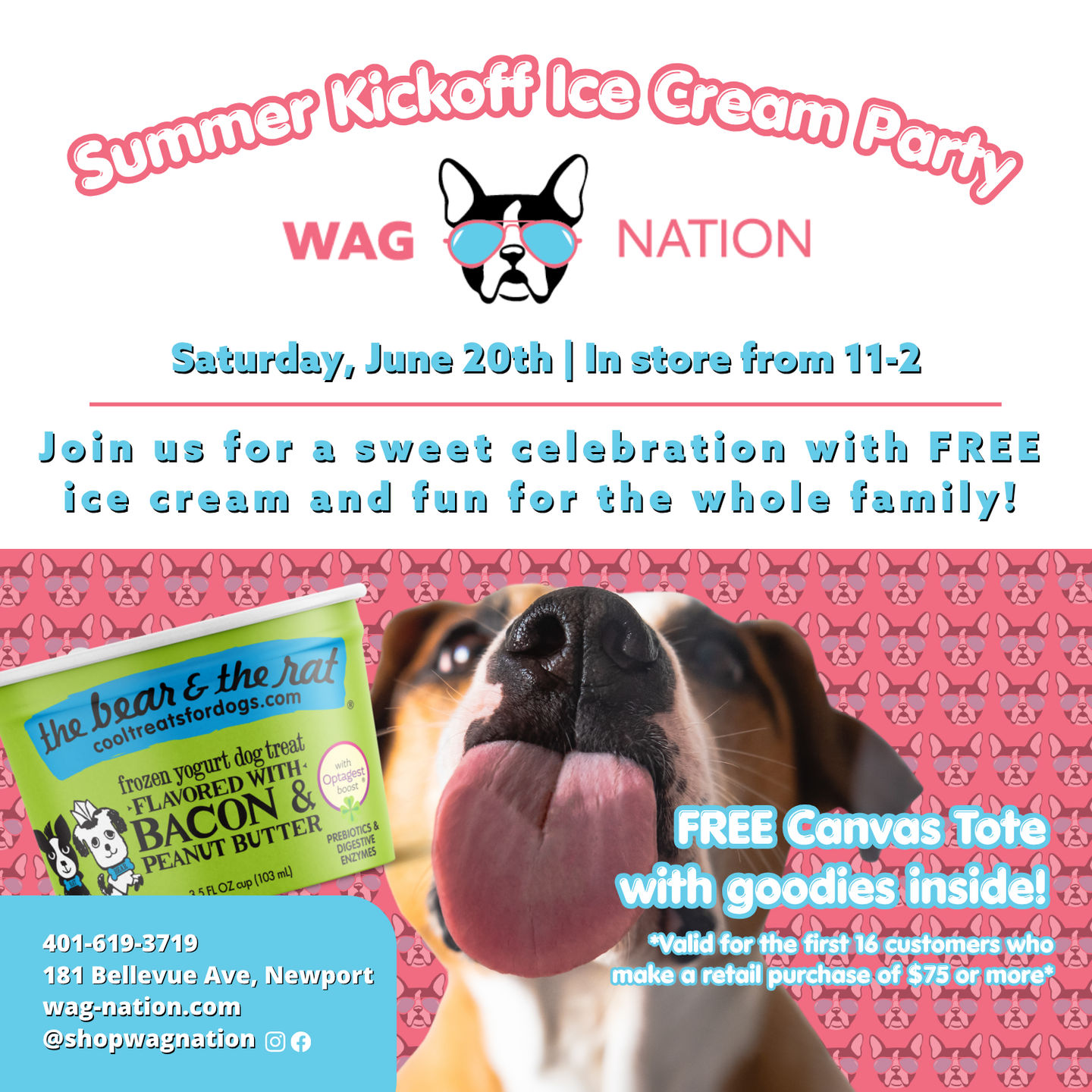 Image of Local Pet Event Wag Nation Summer Kickoff Ice Cream Party 2026 Nearby